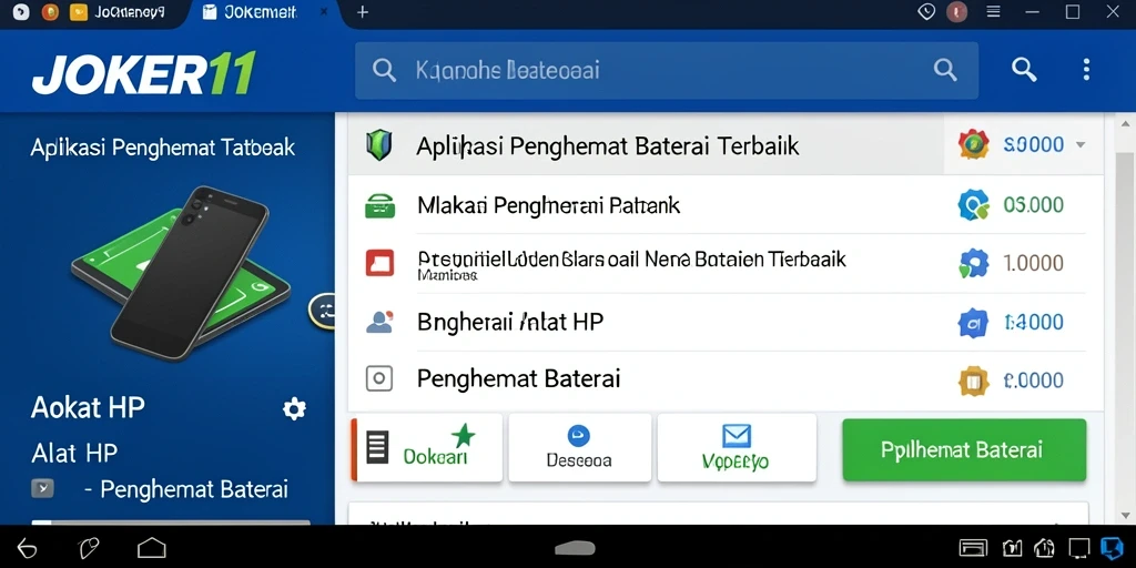 Antarmuka aplikasinya yang intuitif dan mudah digunakan untuk menghemat baterai.