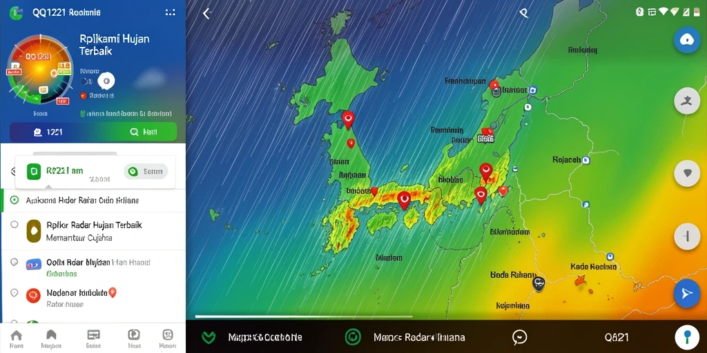 Tampilan antarmuka utama QQ1221 yang informatif dan mudah digunakan.