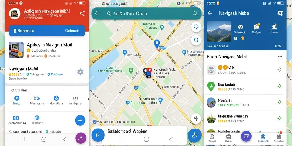 Antarmuka SE328 yang user-friendly untuk navigasi mobil.