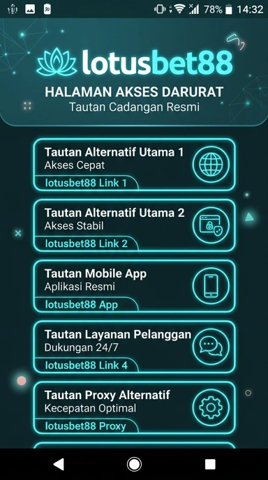Tampilan link alternatif lotusbet88